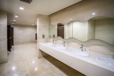 Bathroom with Floating Vanity and Modern Fixtures